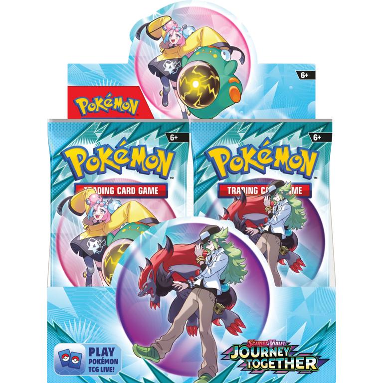 Reserva anticipada de la caja de refuerzo Journey Together de Pokémon TCG