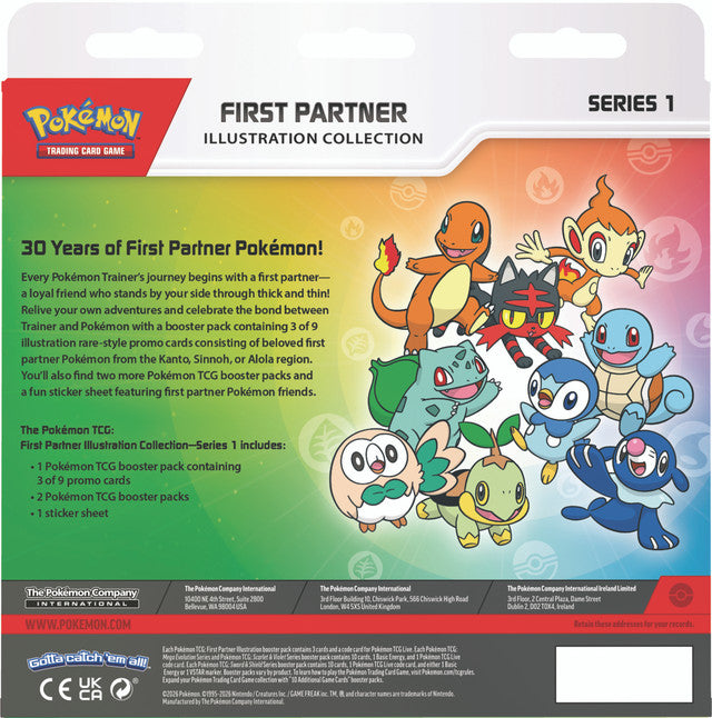 Pokemon TCG - First Partner Illustration Collection Series 1 - PRESALE